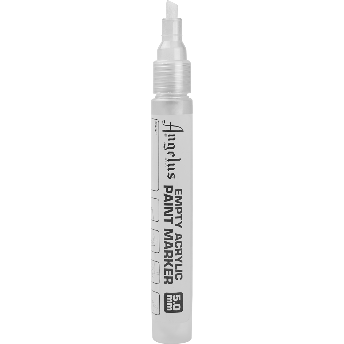 Light Gray Angelus Empty Acrylic Paint Marker 5.0mm Leather Paints