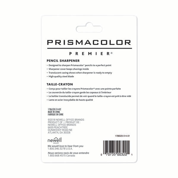 White Smoke Prismacolor Premier Canister Sharpener Drawing Accessories