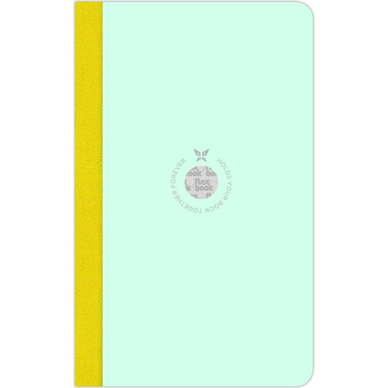 Light Cyan Flexbook Large (13x21cm) Smartbook Ruled 70gsm 160 pages - Light blue-green Pads