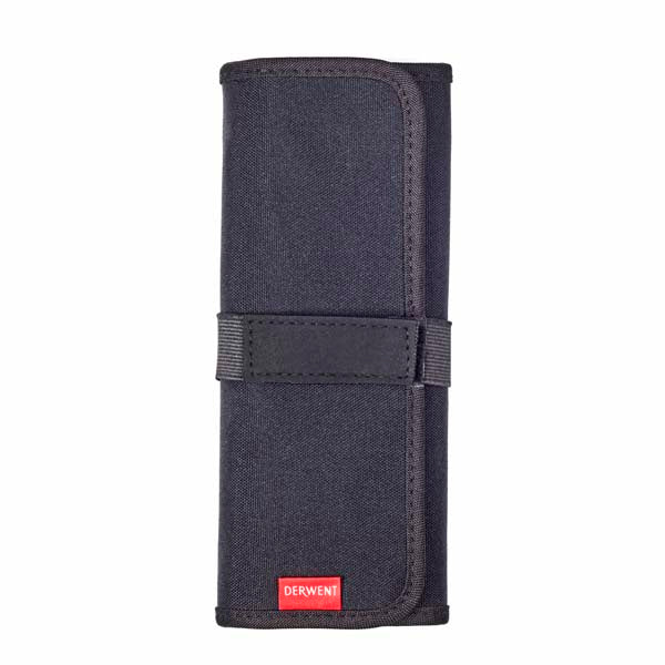 Dark Slate Gray Derwent Pencil Storage Wrap, Black Drawing Accessories