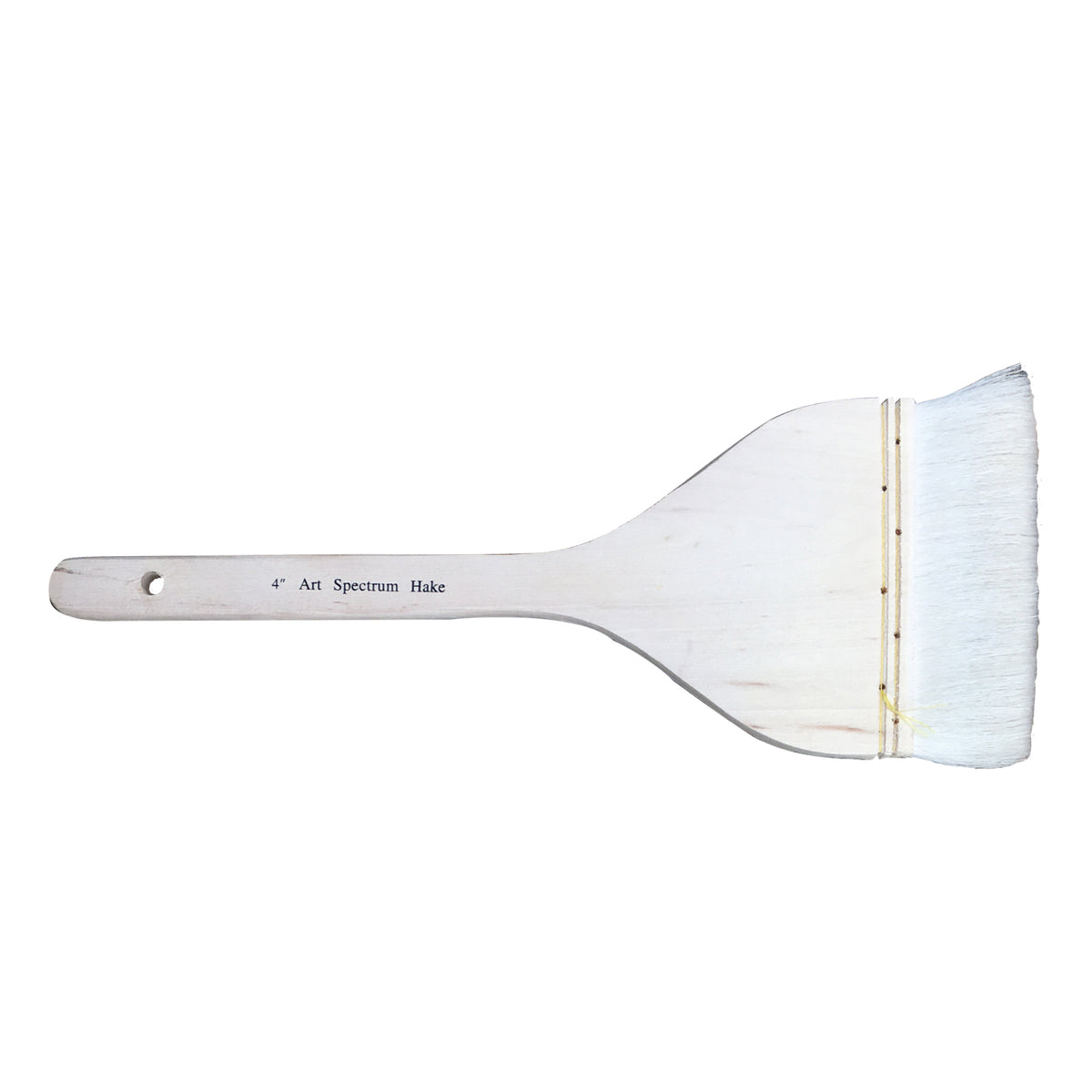 White Smoke Art Spectrum Hake Goat Hair Paint Brush, size 4" Brushes