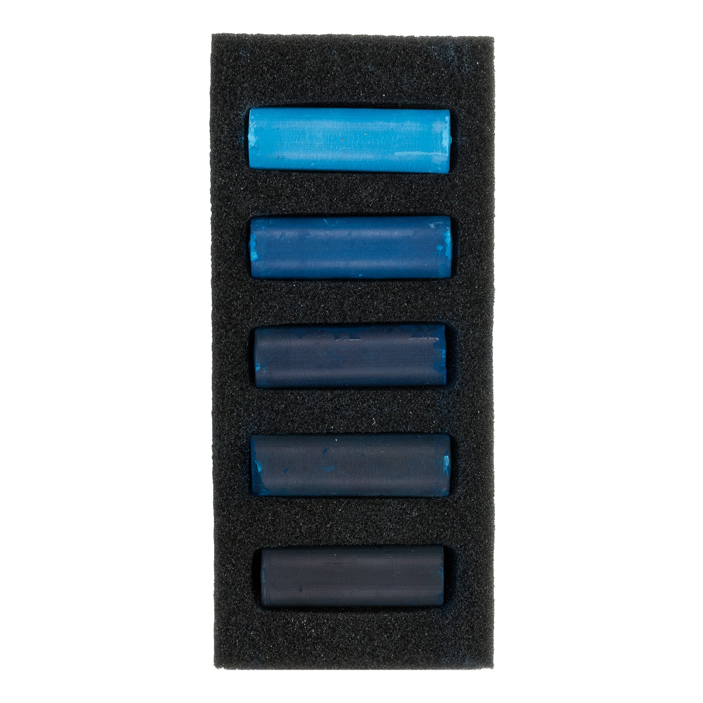 Black Rembrandt Pastels, Warm Blues, 5 Piece Set Pastels & Charcoal