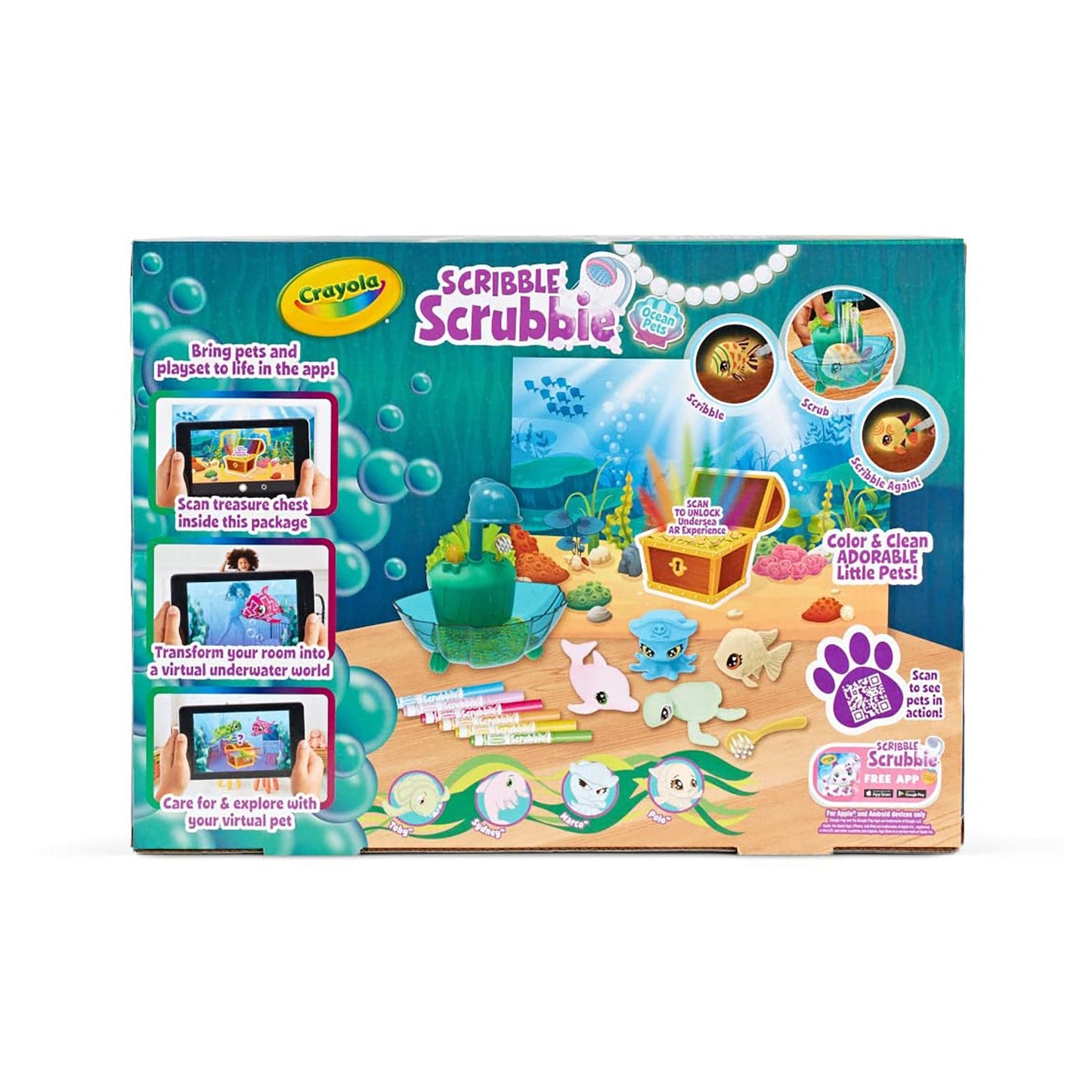 Crayola Scribble Scrubbie Glow Lagoon Set