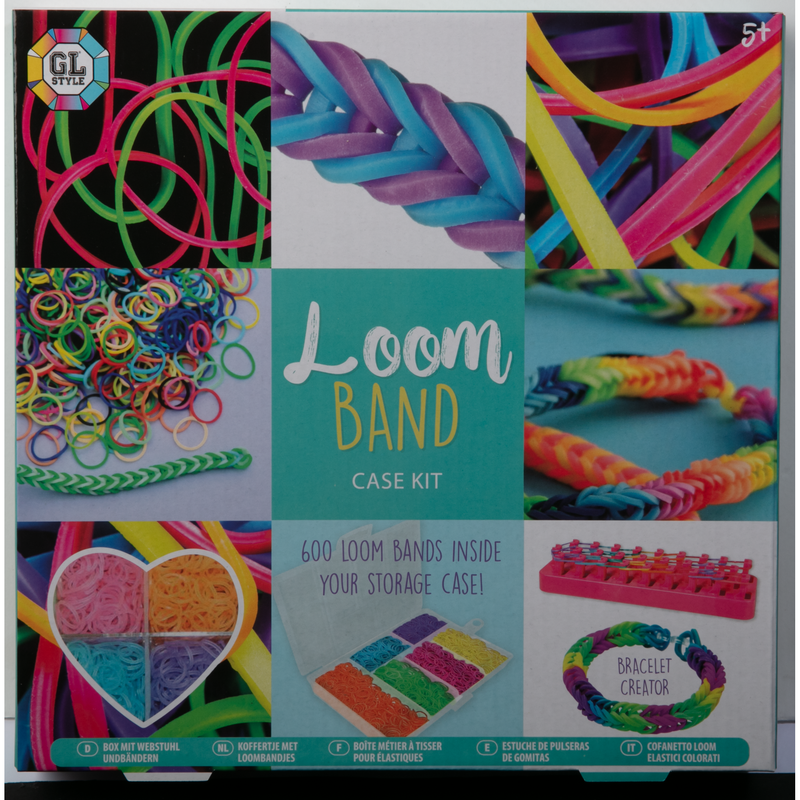 Dim Gray Loom Band Case Activity Kit Kids Kits