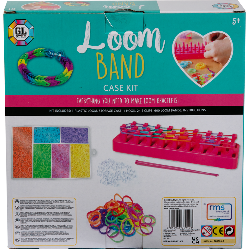 Dark Gray Loom Band Case Activity Kit Kids Kits