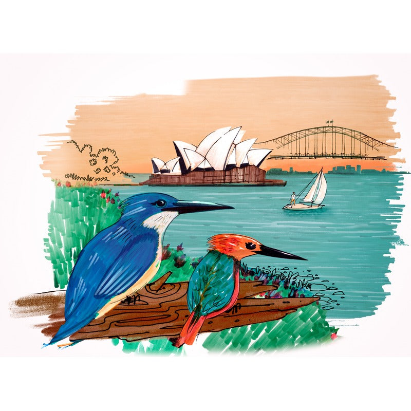White Smoke Faber-Castell India ink Pitt Artist Pen Set, Sydney, 12pcs Pens and Markers