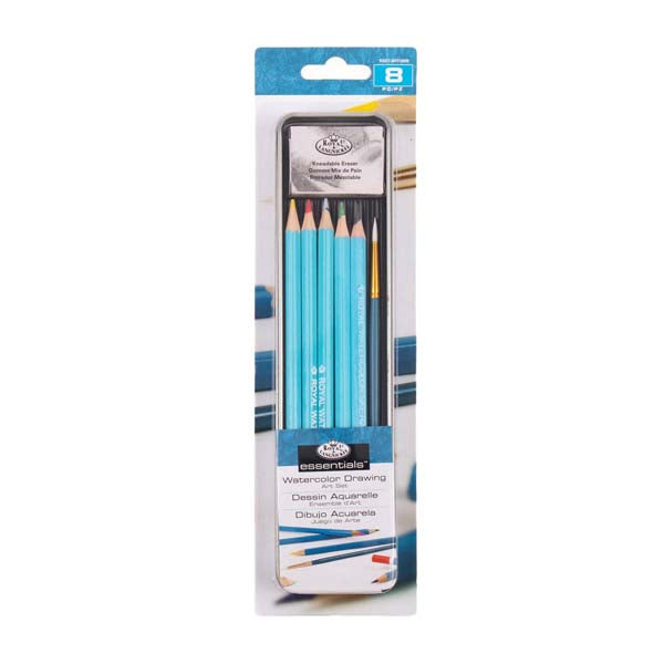 Light Gray Royal & Langnickel W/C Drawing Mini Tin Set Mixed Media Art Sets