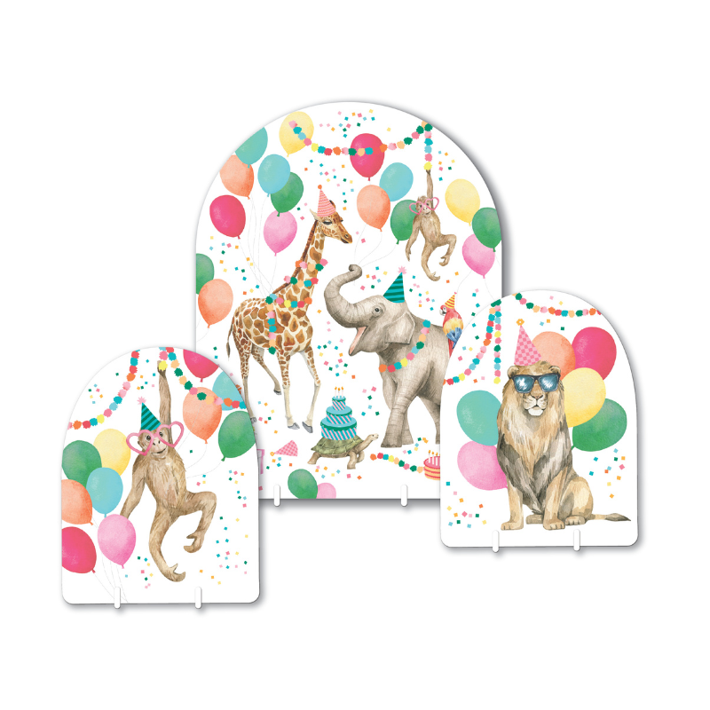 White Smoke Table Decoration 3 Pack - Party Animals Themed Parties