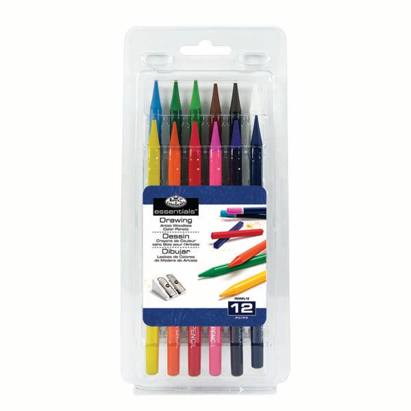 Lavender Royal & Langnickel R&L 12pc Woodless Colour Pencil Set Mixed Media Art Sets