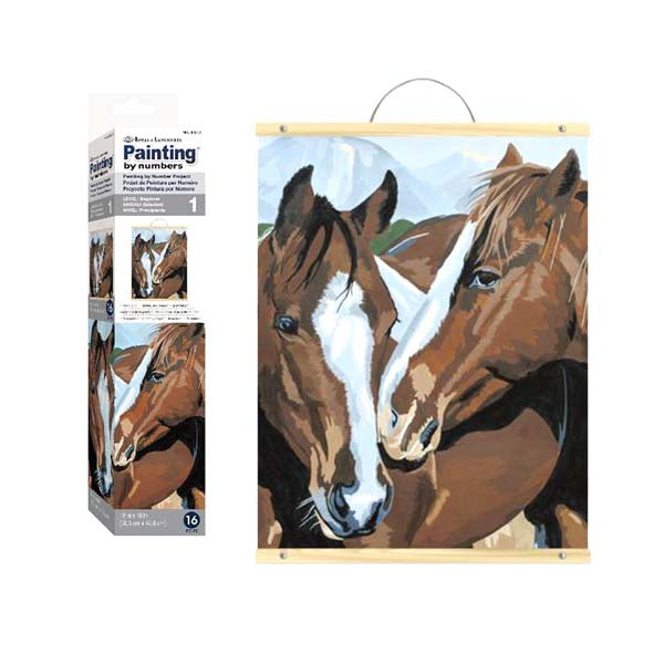 White Smoke Royal & Langnickel Painting By Numbers SCROLL Making Friends Kids Painting Supplies