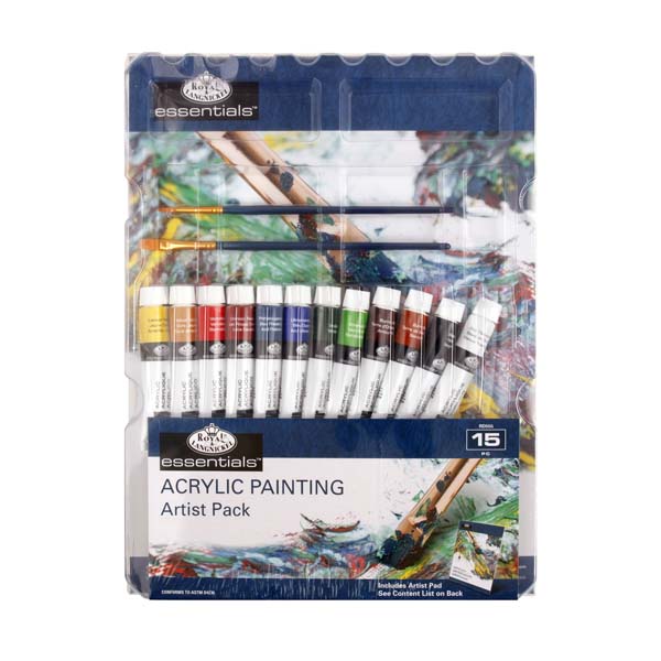 Lavender Royal & Langnickel Acrylic Paint Artist Pack 9x12 Mixed Media Art Sets