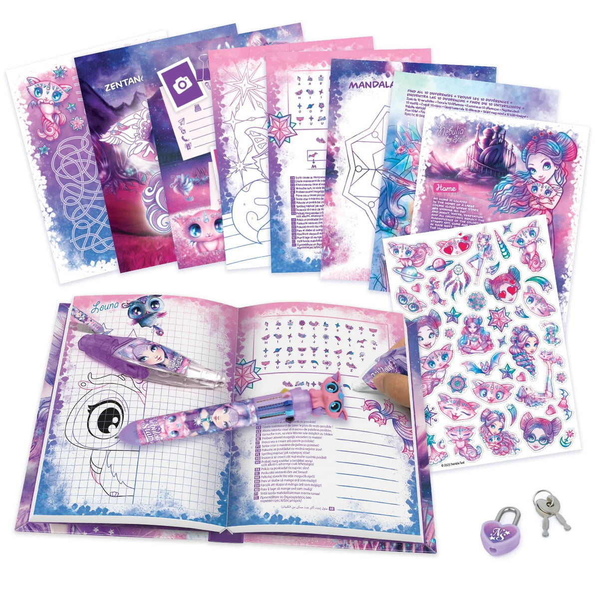 White Smoke Nebulous Stars Nebulias Stationery Set XL Pack Craft Kits
