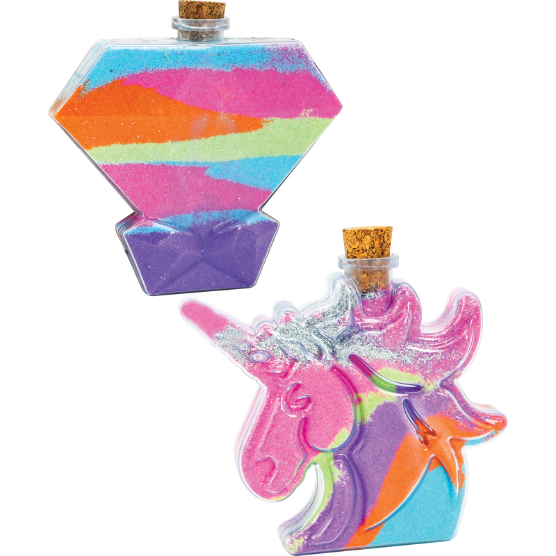 Rosy Brown Art Star Glitter & Glow Sand Art Unicorn & Diamond Kit Kids Craft Kits