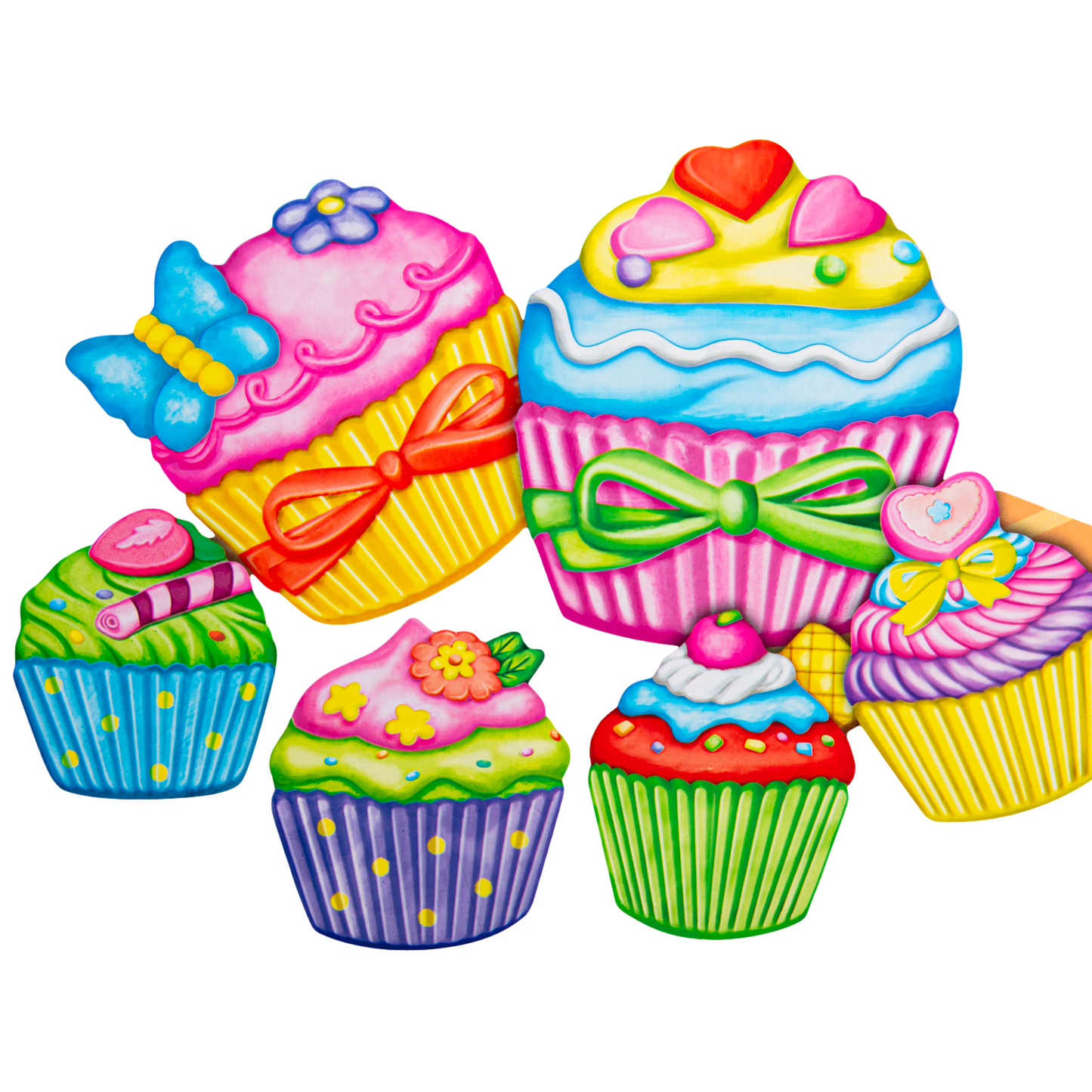 Dark Cyan Mould & Paint - Cupcakes Kids Activities