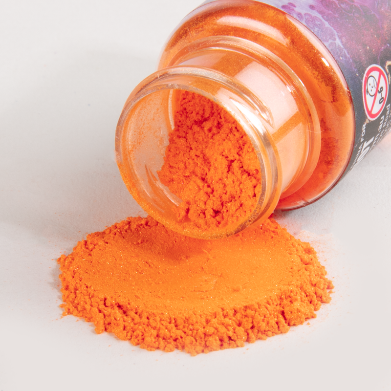 Light Gray Urban Crafter Resin Mica Powder-Magic Orange 10g Resin Craft