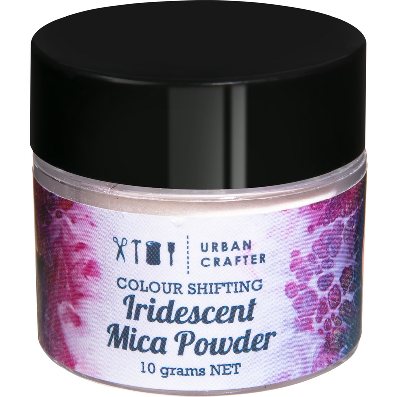 Light Gray Urban Crafter Iridescent Colour Shifting Micas Pigment -Iridescent Violet Pearl 10g Resin Craft