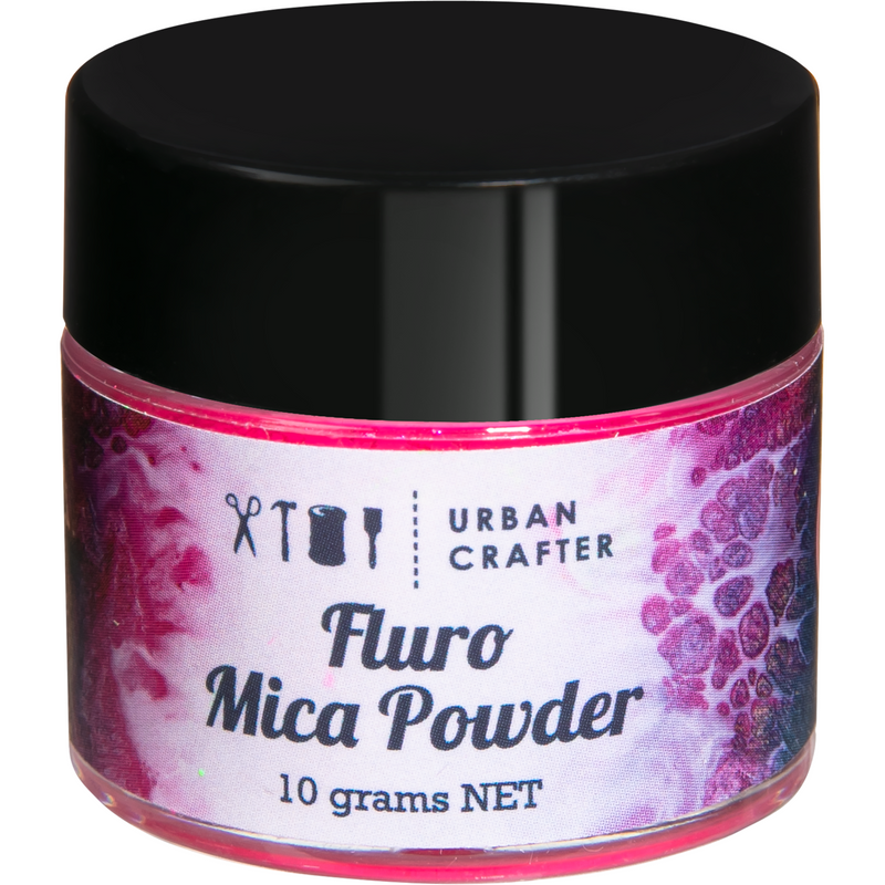 Thistle Urban Crafter Fluro Micas Pigment -Pink 10g Resin Craft