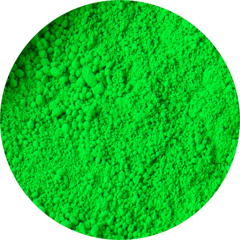 Lime Green Urban Crafter Fluro Micas Pigment -Green 10g Resin Craft