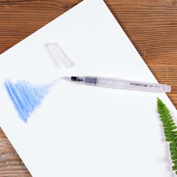 White Smoke Staedtler Design Journey Water Brush Set, 4Pcs Paint Brushes