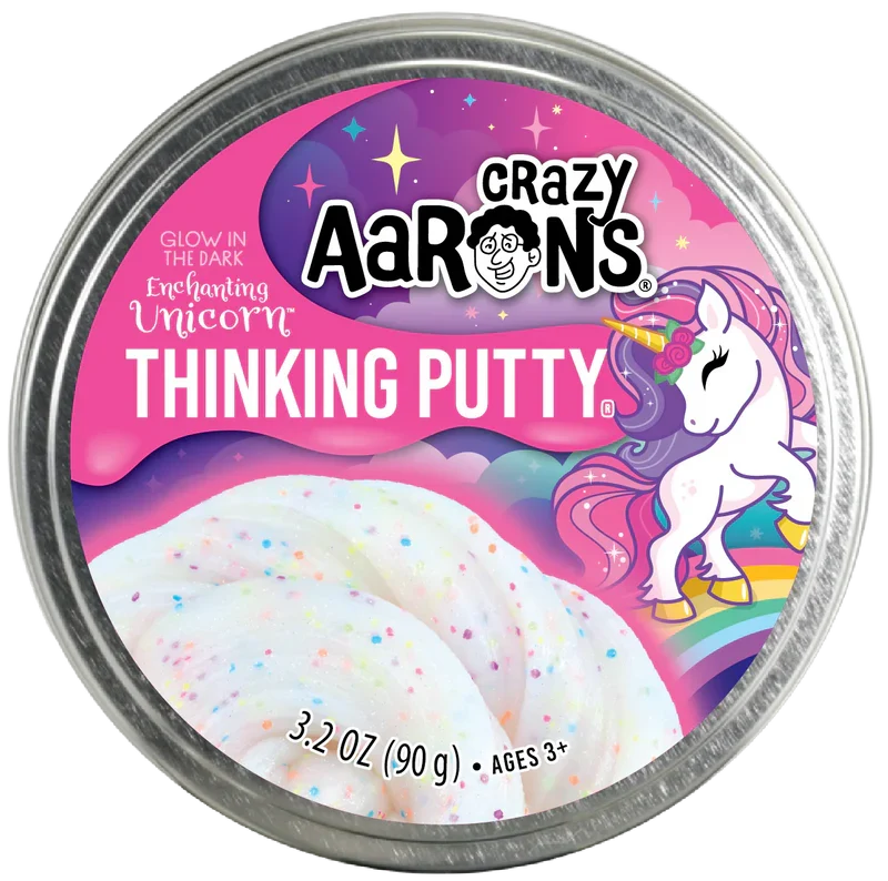 Black Crazy Aaron's Glowbrights Putty Enchanting Unicorn Squishy & Squeeze