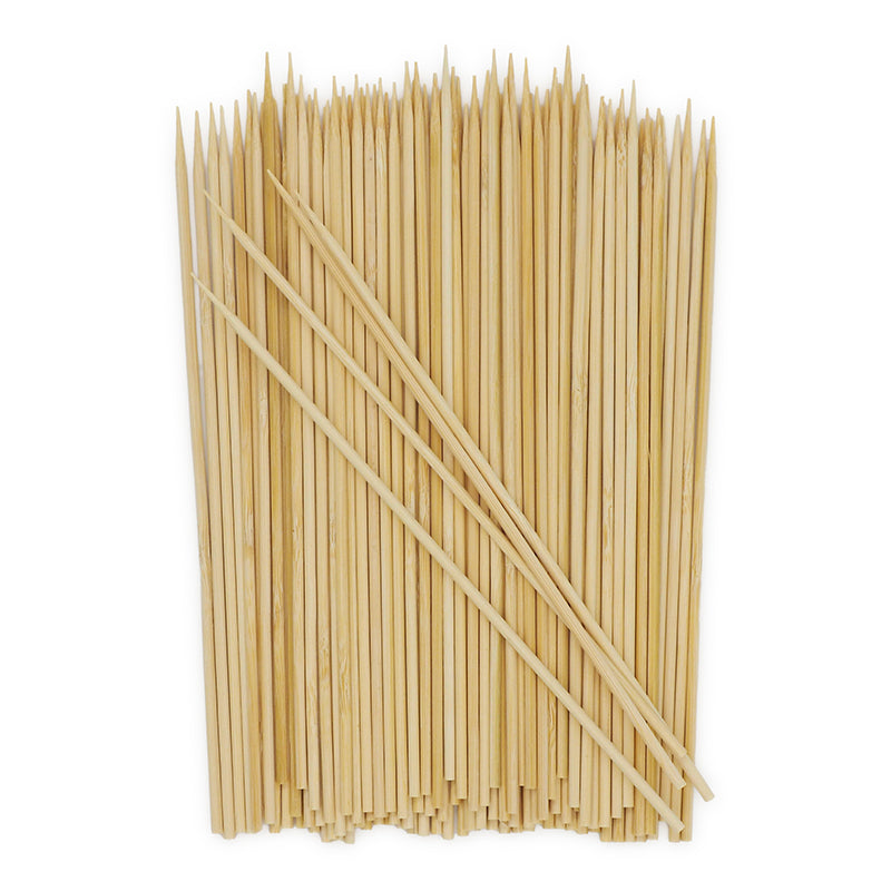 Dark Khaki Wood Bamboo Skewers 100Pc Kids Craft Basics