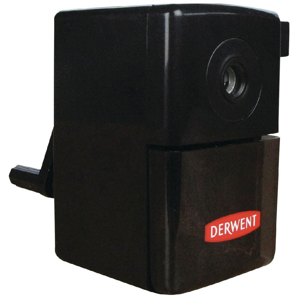 Black Derwent Super Point Mini 1 Hole Desk Sharpener Drawing Accessories
