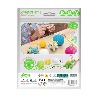 Lavender Avenir Crochet Keychain Baby Stegosaur Kids Activities