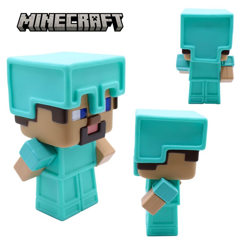 White Smoke Minecraft Softeez Diamond Steve Squishy & Squeeze