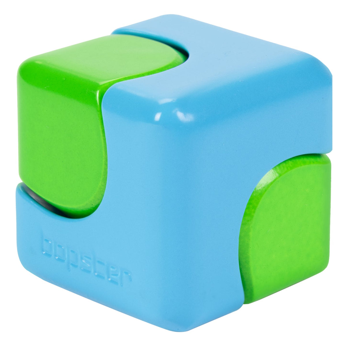White Smoke Bopster Neon Fidget Cube Spinner Neon Blue Fidget Toys