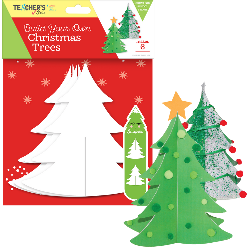 Firebrick Teacher's Choice Build Your Own Christmas Trees Makes 6 Christmas