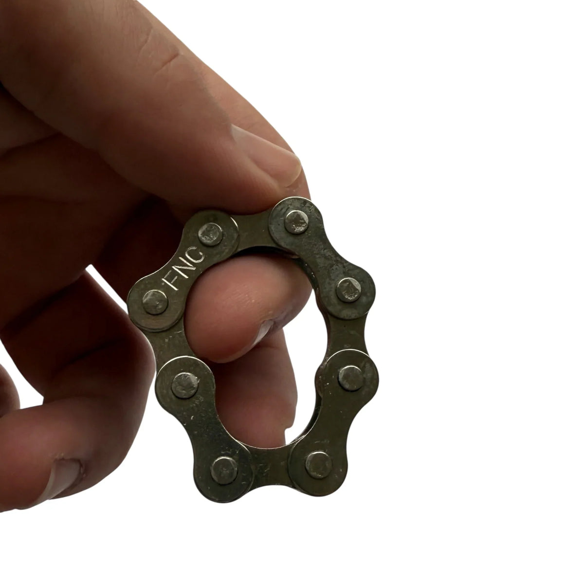 White Smoke Kaiko Chain Fidget Range by Kaiko Medium (8 link) Fidget Toys