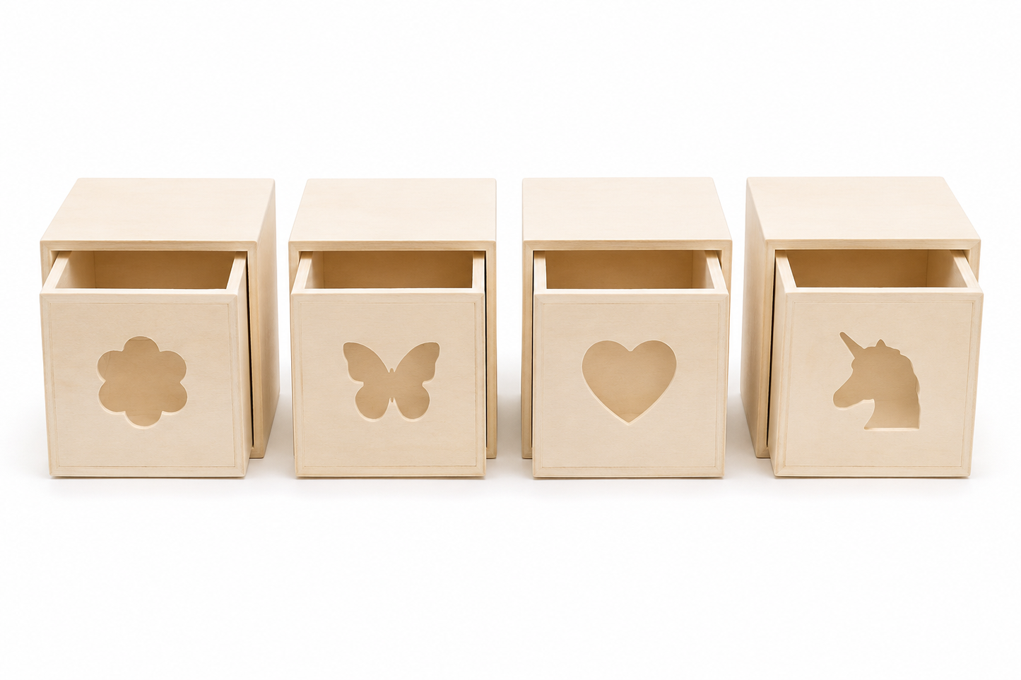 Wheat Urban Crafter Wooden Shadow Box Collection, 4pk Woodcraft