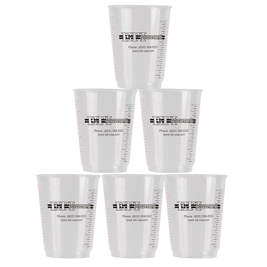 Light Gray Mixing Cups Paint Palettes