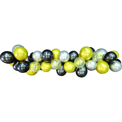 White Smoke Balloon Garland 40 Pack - Formal Balloons