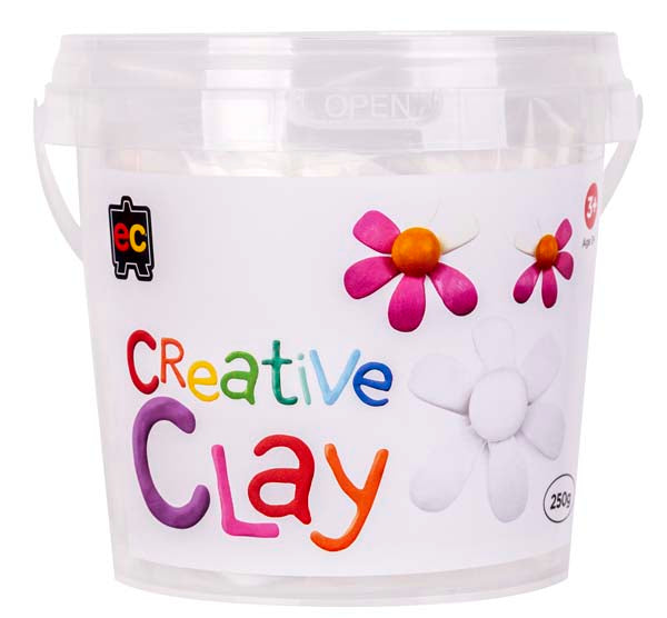Lavender EC CreativeClay, White, 250g Kids Activities