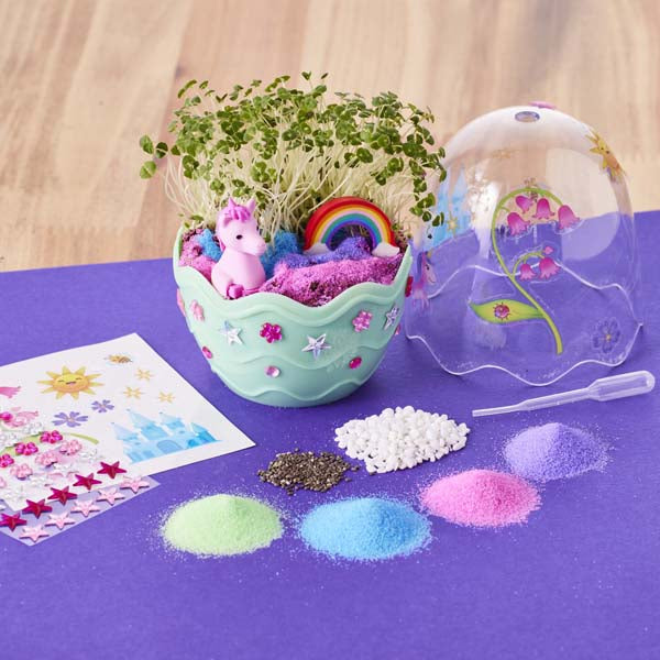 Slate Blue Faber Castell CFK Mini Garden Unicorn Kids Activities