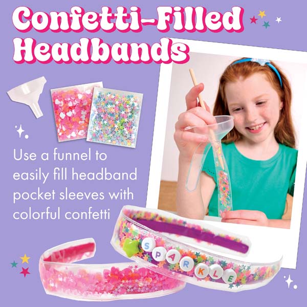 Light Steel Blue Faber Castell CFK Chic Boutique Headbands Kids Activities