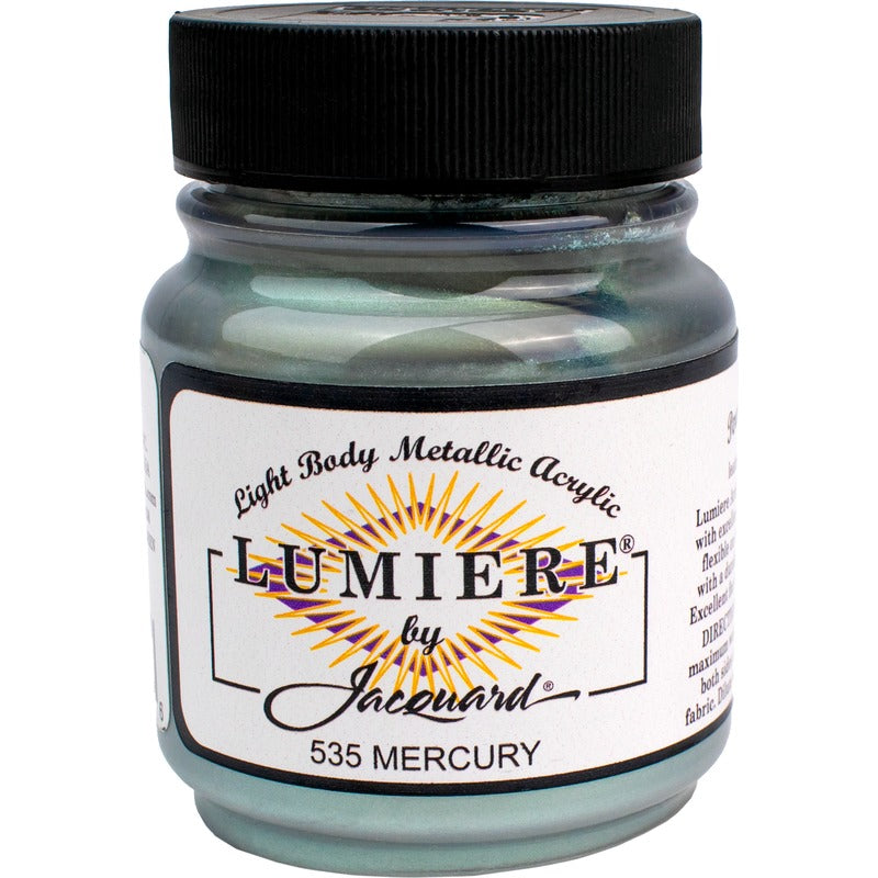 Black Jacquard Lumiere 70ml MERCURY Acrylic Paints
