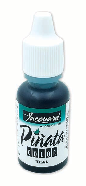 White Smoke Jacquard Pinata Alcohol Ink, Teal, 14ml Ink