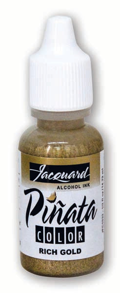White Smoke Jacquard Pinata Alcohol Ink, Rich Gold, 14ml Ink