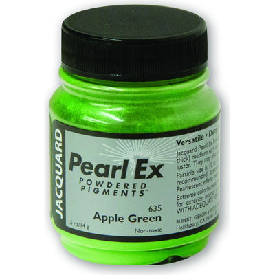 White Smoke Jacquard Pearl Ex Powdered Pigments 14gm APPLE GREEN Resin Dyes, Pigments, and Colours