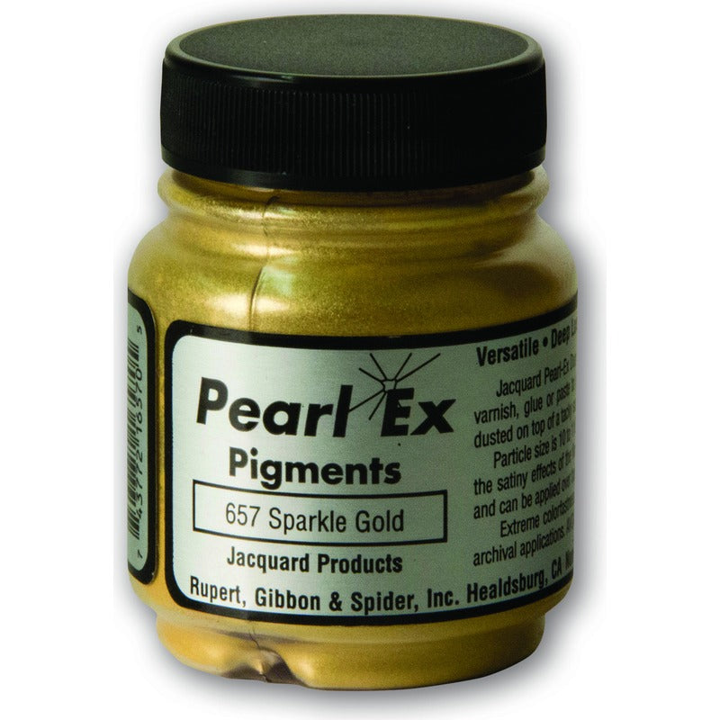 Black Jacquard Pearl Ex Powdered Pigments 21gm SPARKLE GOLD Resin Dyes, Pigments, and Colours