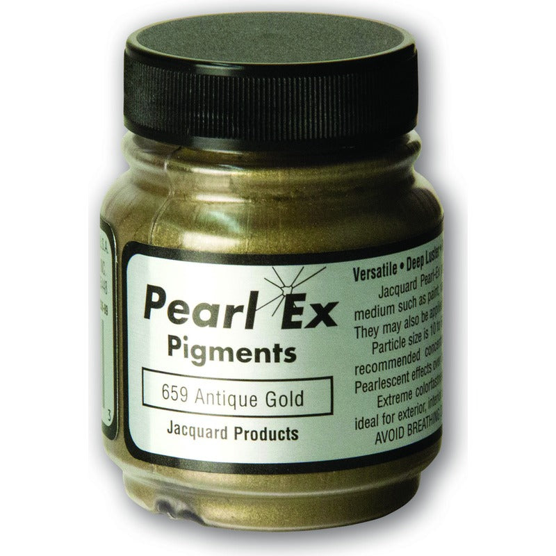 White Smoke Jacquard Pearl Ex Powdered Pigments 21gm ANTIQUE GOLD Resin Dyes, Pigments, and Colours