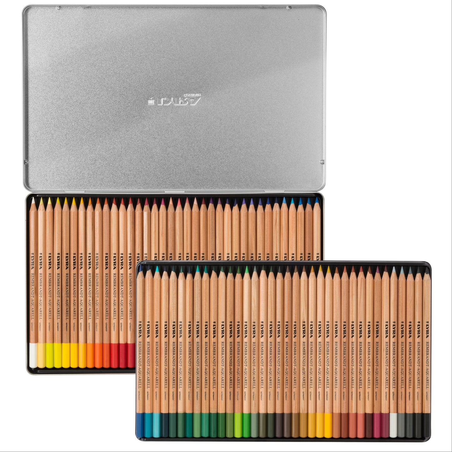 White Smoke Lyra Rembrandt Aquarell Metal Box 72 pcs Pencils