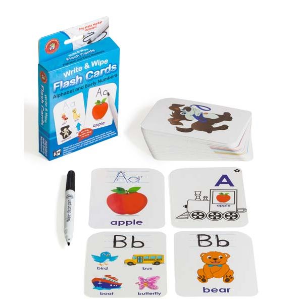 White Smoke Learning Can Be Fun Flash Cards. Alphabet & Numbers 1-10 Classroom Supplies