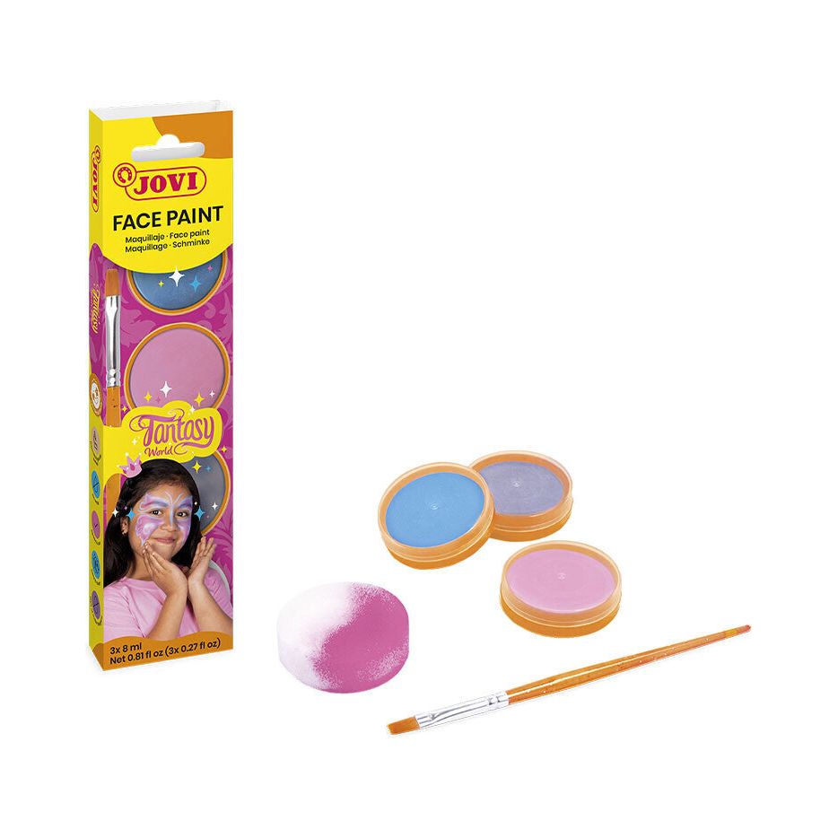 Gray Jovi Face Paint 3x8ml Fantasy Kids Craft Kits
