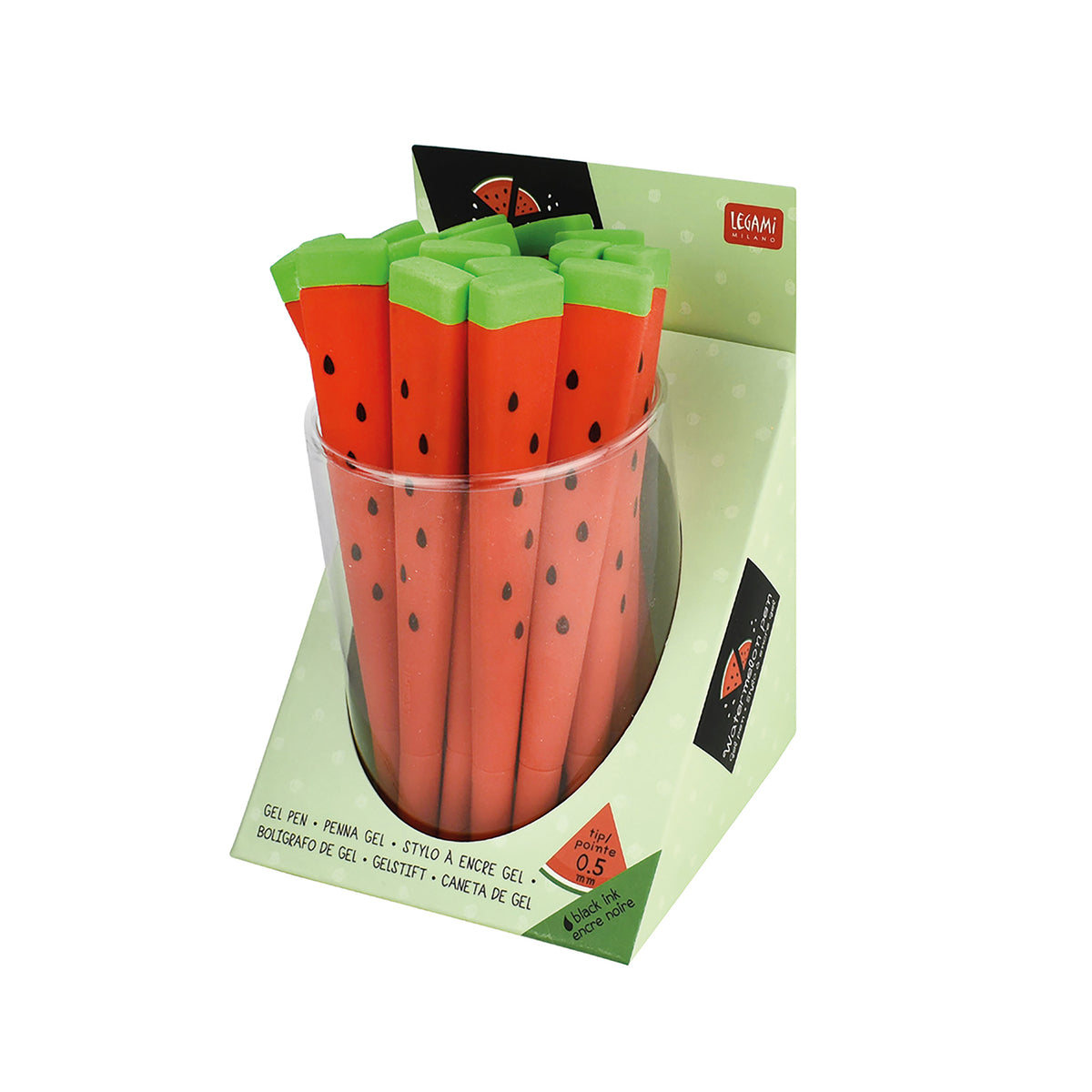 White Smoke Legami Watermelon Gel Pen Fashion Stationery