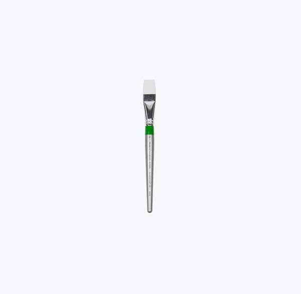 White Smoke Micador For Artists Achiever Brush, Flat, Size 3/4in Paint Brushes