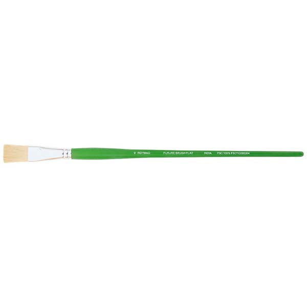 Honeydew Micador For Artists Future Brush Flat, Size 10 Paint Brushes