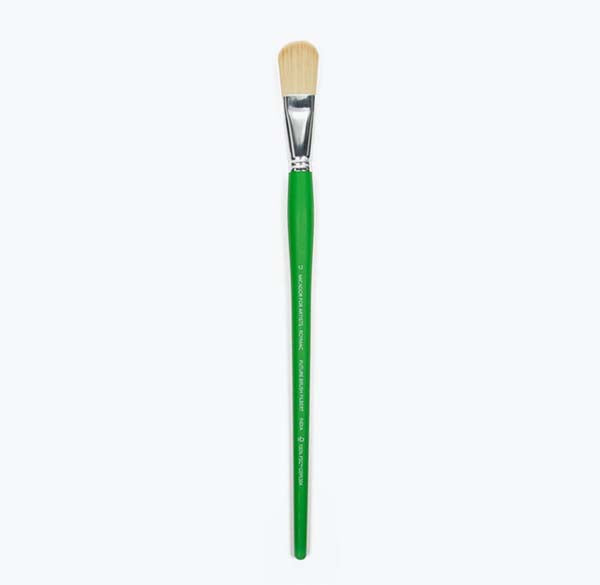 White Smoke Micador For Artists Future Brush Filbert, Size 12 Paint Brushes